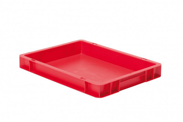 LA-KA-PE TK 400/50-0, rot, Transport-Stapelkasten, Außenabmessung: 400 x 300 x 50 mm (lxbxh), VE: 4 Stück, 07550 22 01