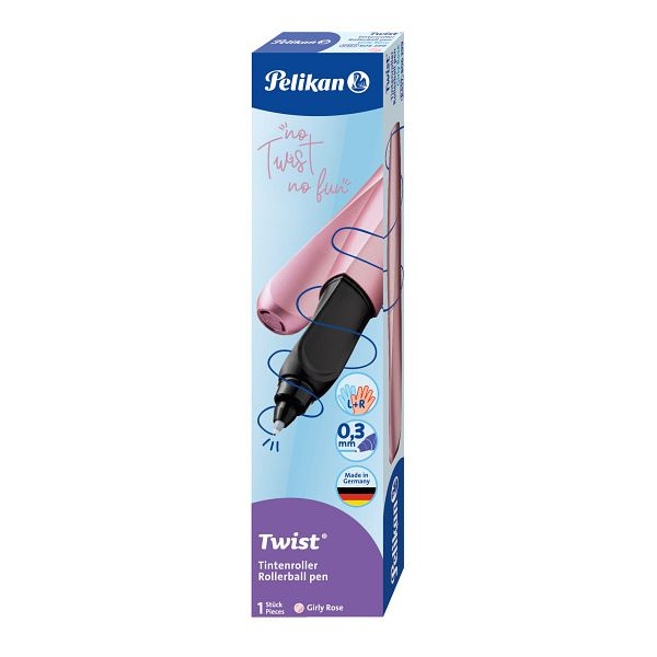 Pelikan Tintenroller Twist® - Girly Rose, 100401633, 4012700806291