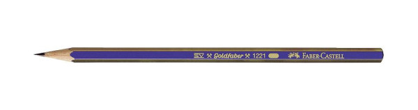 FABER CASTELL Bleistift GOLDFABER 1221, H, 112511, 4005401125112