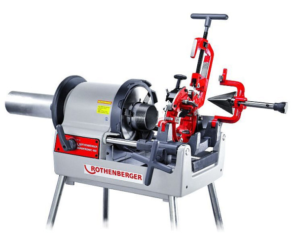 Rothenberger Kompakt-Gewindeschneidmaschine SUPERTRONIC 4SE, Automatik-Schneidkopf, BSPT R 1/2-4", 230V, 56465