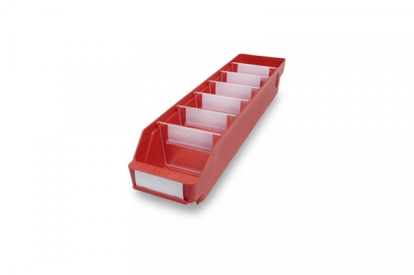 Stemo Lagerkasten 5012 rot, Abmessungen (LxBxH): 500x120x95mm, VE: 30 Stück, 520302