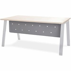 Rocada Fußraumblende für Schreibtisch Metal 160 cm (137x30 cm) grau, 3940