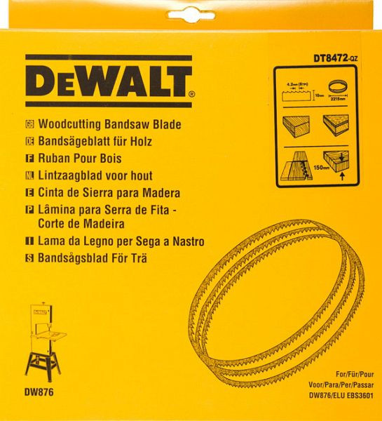 DeWalt Bandsägeblatt 2215x10x0,4mm 4,2mm, DT8472-QZ