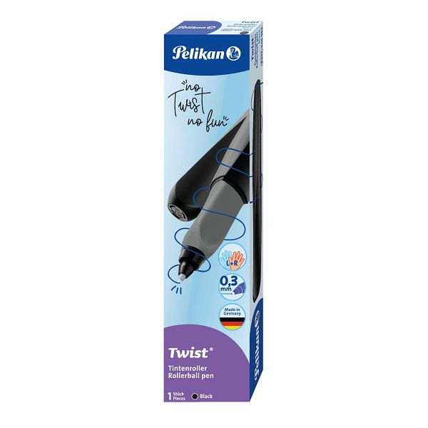 Pelikan Tintenroller Twist® - Black, 100401698, 4012700946966