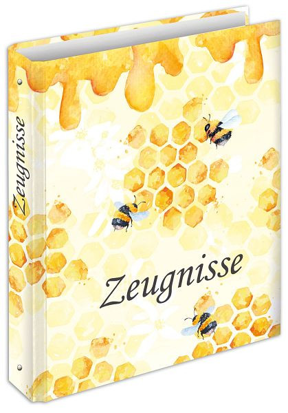 RNK Zeugnisringbuch Honey - A4, 4 Ring-Mechanik, 46819