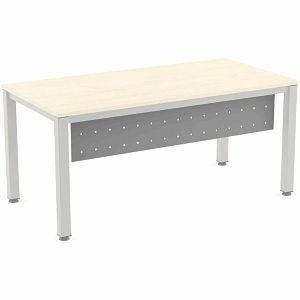 Rocada Fußraumblende für Schreibtisch Executive Metall 160 cm (137x30 cm) grau, 2940