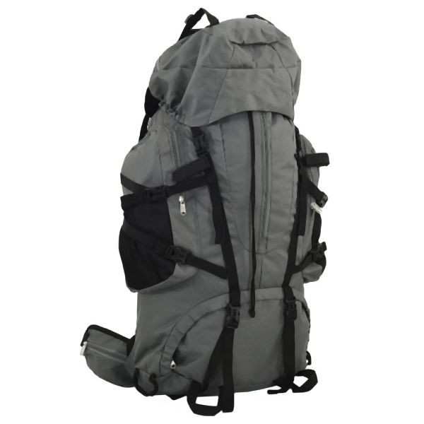 vidaXL Wanderrucksack Grau 100 L Oxford-Gewebe, 4009975