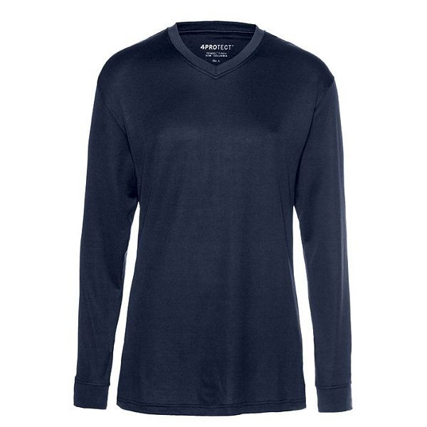 4PROTECT UV-Schutz-Langarm-Shirt AUSTIN, navy, Größe: XS, 3340-XS