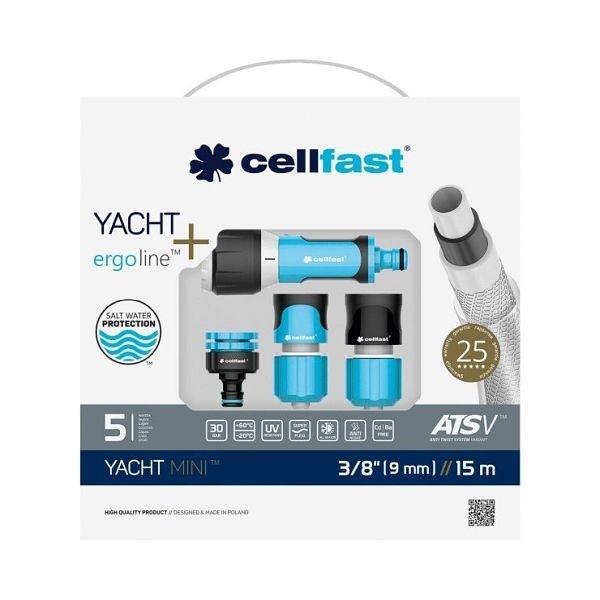 Cellfast Satz YACHT mini 3/8'''' 15 m, VE: 3 Stück, 13-391