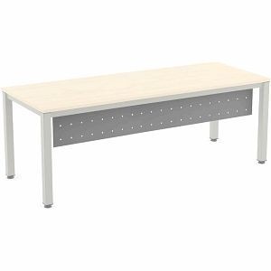 Rocada Fußraumblende für Schreibtisch Executive Metall 200 cm (177x30 cm) grau, 2942