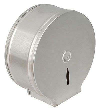 Probbax Toilettenpapierspender für Rollen 200m, Edelstahl matt, PD-3022-SSSTL