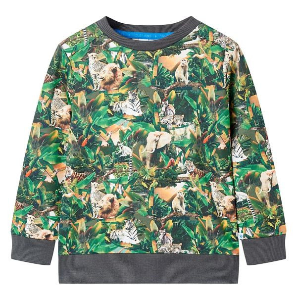 vidaXL Kinder-Sweatshirt Dschungel-Motiv 116, 12021, 8721012015920