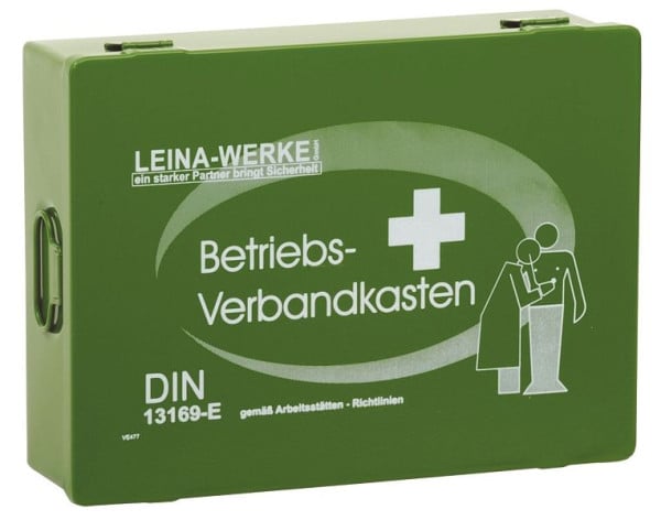 LEINA-WERKE Betriebsverbandkasten Groß, ohne Wandhalterung, Stahlblechkasten, 20020