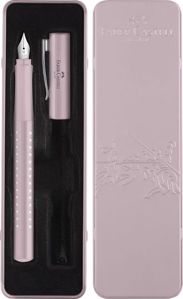 FABER CASTELL Füllhalter Geschenkset Sparkle M, rose, 201515