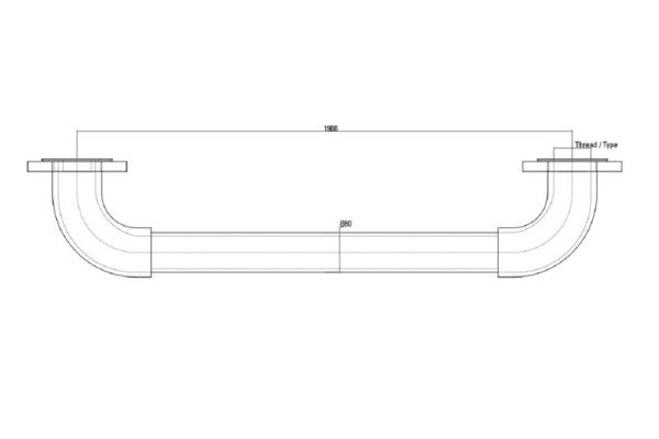 AIRnet Schlauch D80mm, 90°, 1m, 2810705500