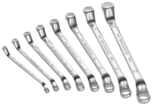 Facom Doppelringschlüssel 55A Set, 12-teilig, 55A.JD12A