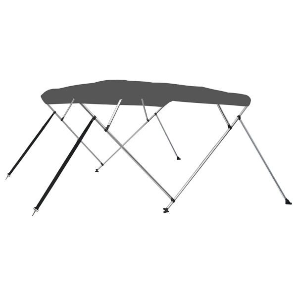 vidaXL 4-Bow Bimini Top Anthrazit 243x180x137 cm, 93137