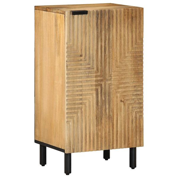 vidaXL Sideboard Braun 40x33x75 cm Massivholz Mango, 4017744