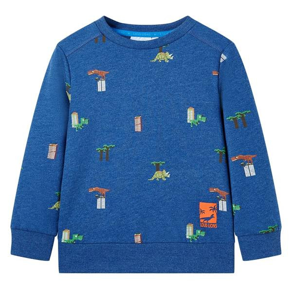 vidaXL Kinder-Sweatshirt Dunkelblau Melange 92, 12249, 8721012018204