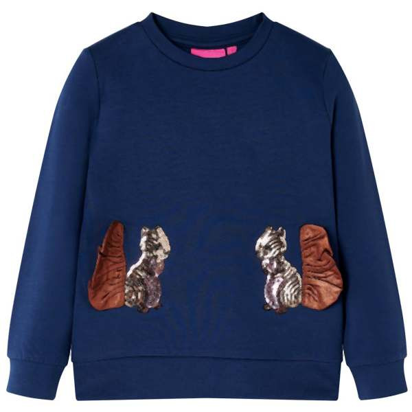 vidaXL Kinder-Sweatshirt Marineblau 92, 14159, 8721012037304