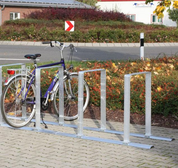 Rasti BITZAL Fahrradabstellanlage zum Aufschrauben oder freien Aufstellung, 2 Einstellplätze einseitig bzw. 4 Einstellplätze zweiseitig, F10205