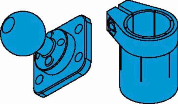 di-soric HS-BE-P-MP-KK-M4 Haltesystem Kugelkopf BEK-P, 213330