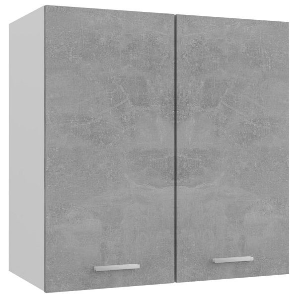 vidaXL Hängeschrank Betongrau 60x31x60 cm Holzwerkstoff, 801272