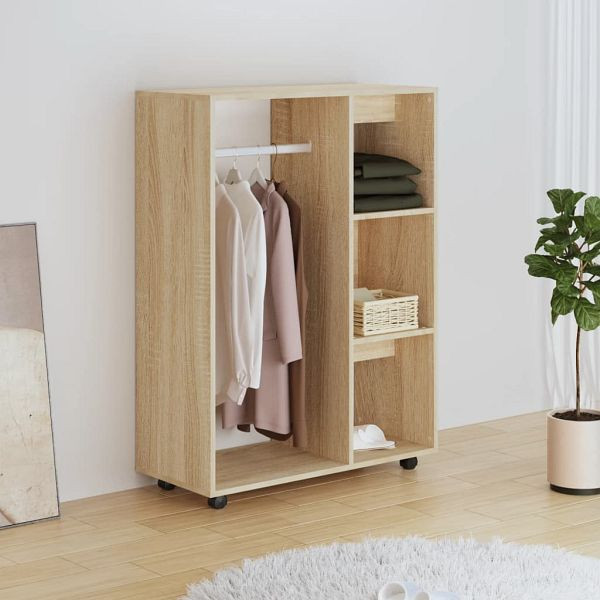 vidaXL Kleiderschrank Sonoma-Eiche 80x40x110 cm Holzwerkstoff, 808516