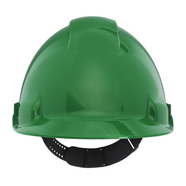 3M G3000 Schutzhelm G30CUG in Grün, belüftet, mit Uvicator, Pinlock und Kunststoffschweißband, VE: 20 Stück, 7000108289