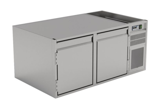 Ideal Ake Unterbaukühltisch UBE 2-51-2T MFR, für GN 1/1, steckerfertig, Umluftkühlung, 485230004