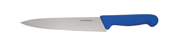 Schneider Kochmesser, schmale Klinge, 20 cm, Griff blau, 260838