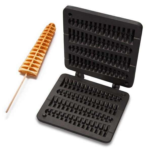 Neumärker Lolly-Waffel Wechselplatten (Gusseisen) für Thermocook®, 32-40769-01