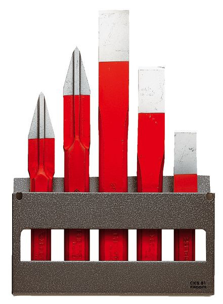 Facom Flachmeissel Vollprofil, Set 5-teilig, 263.265JS5