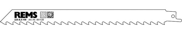 REMS Sägeblatt 225-8,5 Sägeblatt, 561120 R01