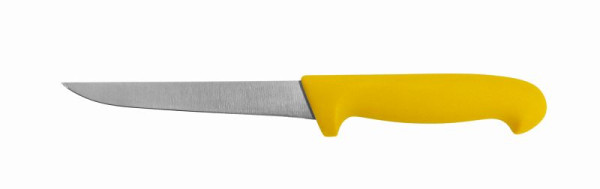 Schneider Ausbeinmesser, gerade Klinge, Klingenlänge 130 mm, gelber Griff, 268013