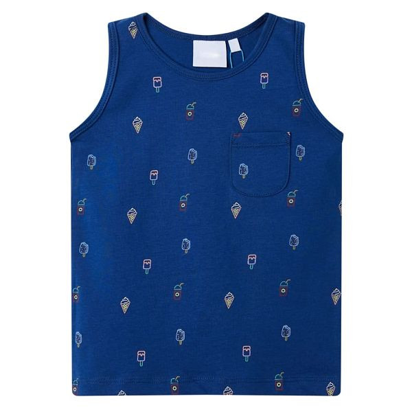 vidaXL Kinder-Tanktop Dunkelblau 104, 12350, 8721012019218