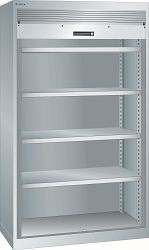 LISTA Schwerlastschrank 54x27E (BxTxH) 1100x641x1950mm KEY Lock, Lichtgrau, 4 Verstellböden, 98.083.020