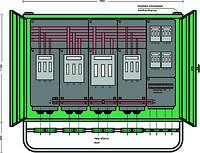 Elektra Tailfingen HV630-S1 436kVA Haupt-Verteilerschrank AS:NH3, 189702