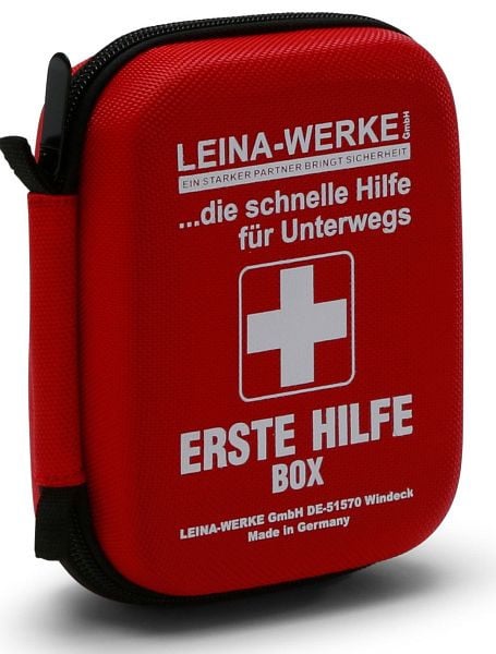 LEINA-WERKE Erste-Hilfe-Box DIN 13019, rot, 50063, 4011166500637