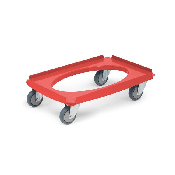 Torwegge Transportroller, TRO-TPK-100-rot-2xDS, 0038948