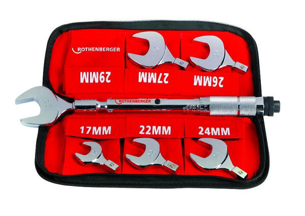 Rothenberger Drehmoment-Gabelschlüssel-Set 17-29mm, 175001