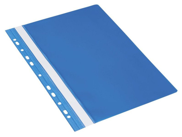 DONAU Schnellhefter, A4, Multilochung, PVC, blau, 1704001-10