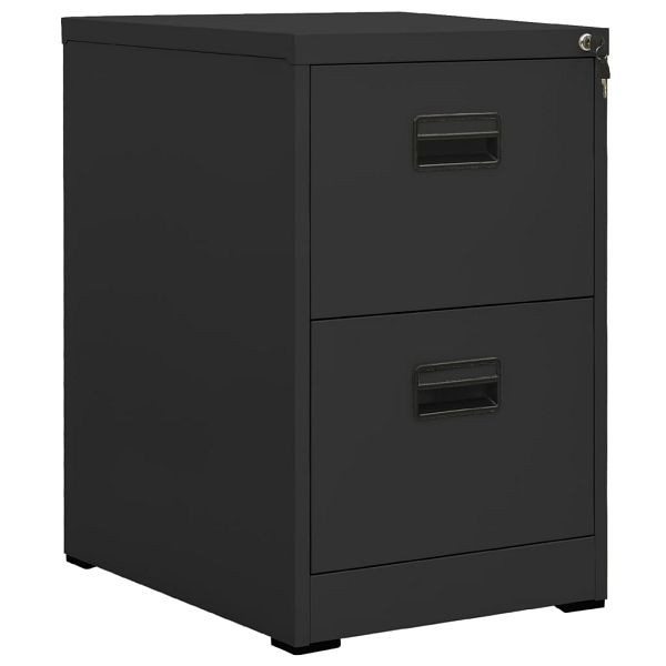 vidaXL Aktenschrank Anthrazit 46x62x72,5 cm Stahl, 336273