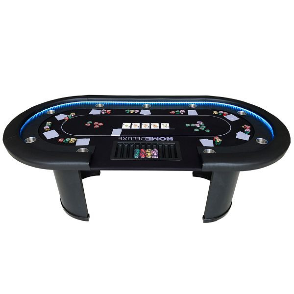 HOME DELUXE LED Pokertisch FULL HOUSE, 48734, 4058166239792