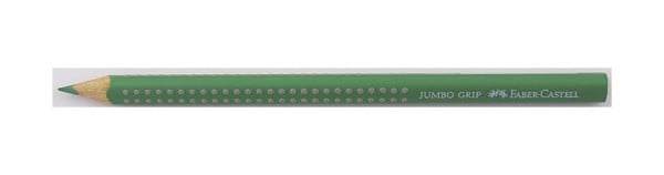 FABER CASTELL Buntstift Jumbo GRIP, smaragdgrün, 110963