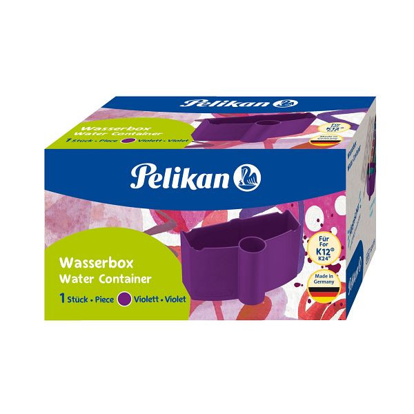 Pelikan Wasserbecher mit Pinselhalter - violett, 300009942