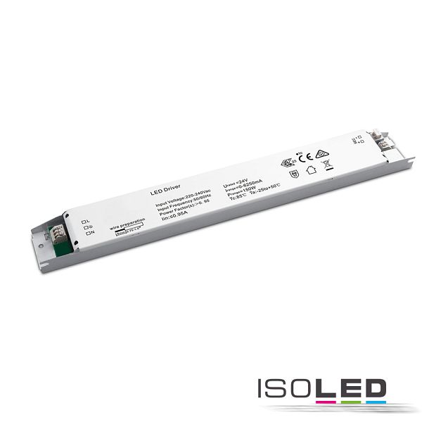 ISOLED LED Trafo 24V DC 0 150W slim 114218 günstig versandkostenfrei