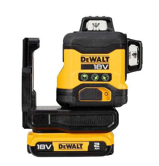 DeWalt 18 Volt Akku-Multilinienlaser 3x360°, 2Ah, DCLE34031D1-QW