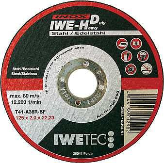 Iwetec Trennscheibe INOX HEAVY DUTY, ø 125 mm, 600890