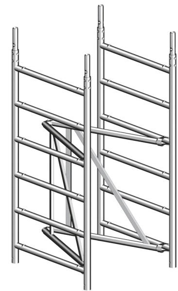 Layher Zifa 75, Grundgerüst, Aluminium, 1300006, 4035209001875